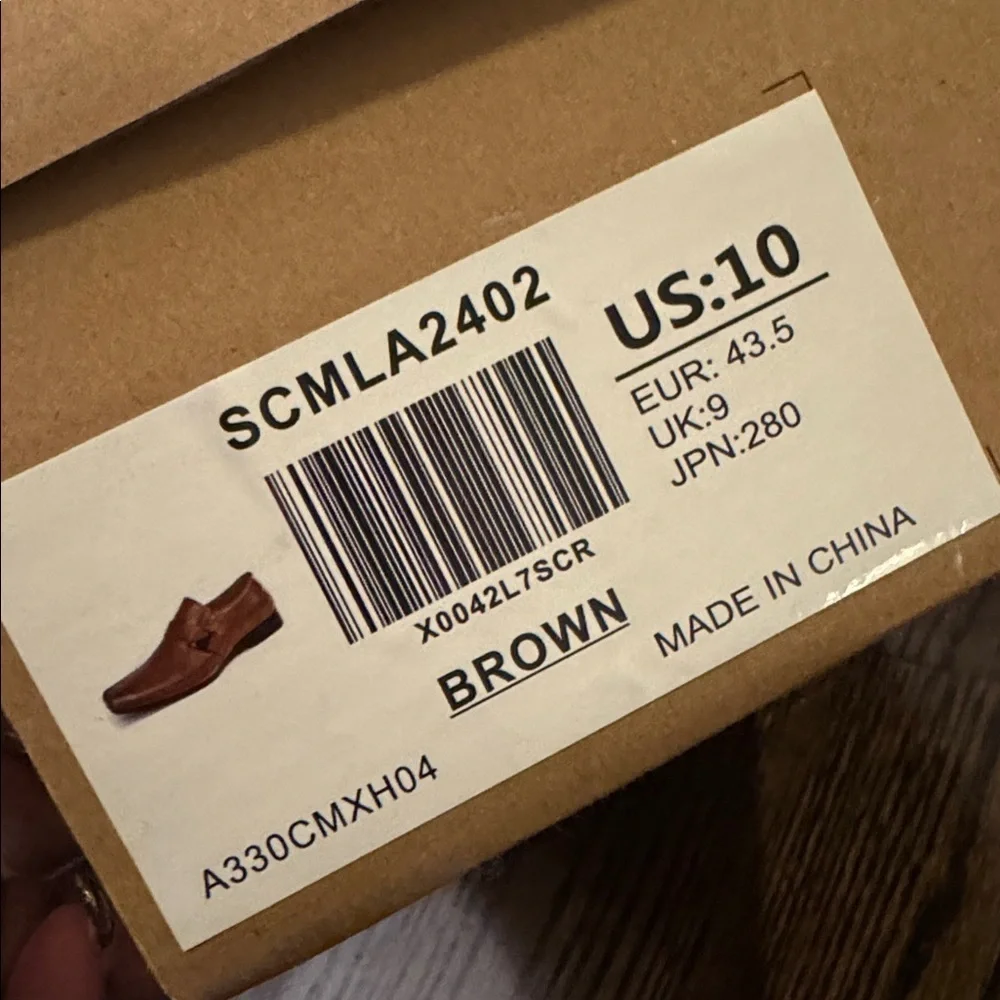 Men’s Brown Dress Shoes Size 10